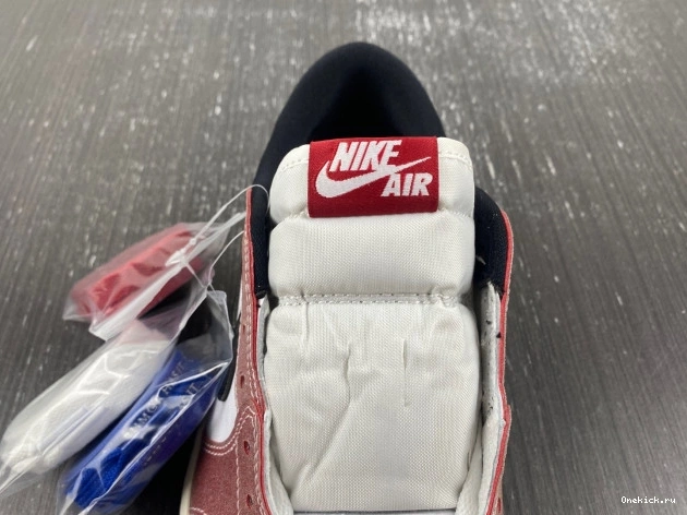 One Kick LOW TROPHY BLACK' JORDAN OG FN0432-017 1 ROOM AIR X 'RED 0803